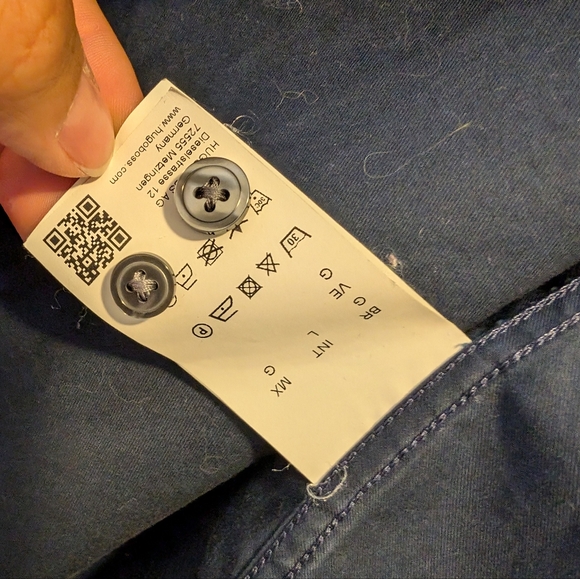 Hugo Boss Navy Shirt - Picture 2 of 9